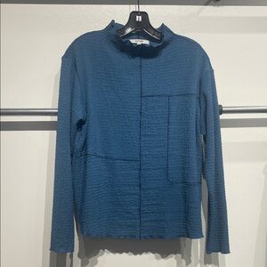 Sympli POP Textured Long Sleeve Top